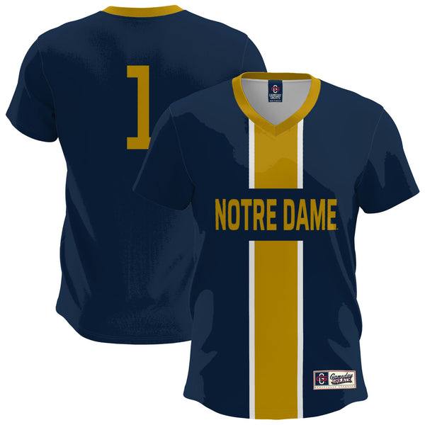 GameDay Greats Navy Notre Dame Fighting Irish Lightweight Soccer Fashion Jersey