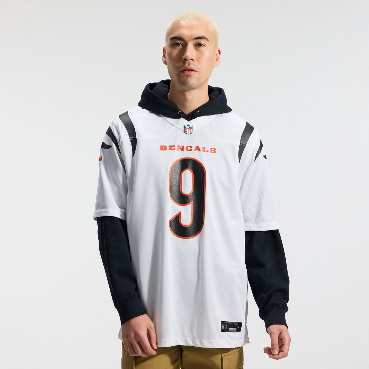Cincinnati Bengals Joe Burrow White Game Jersey