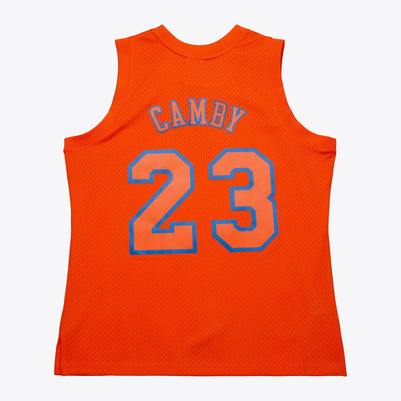 New York Knicks Mitchell & Ness Marcus Camby 2012 Day Authentic Jersey - Orange