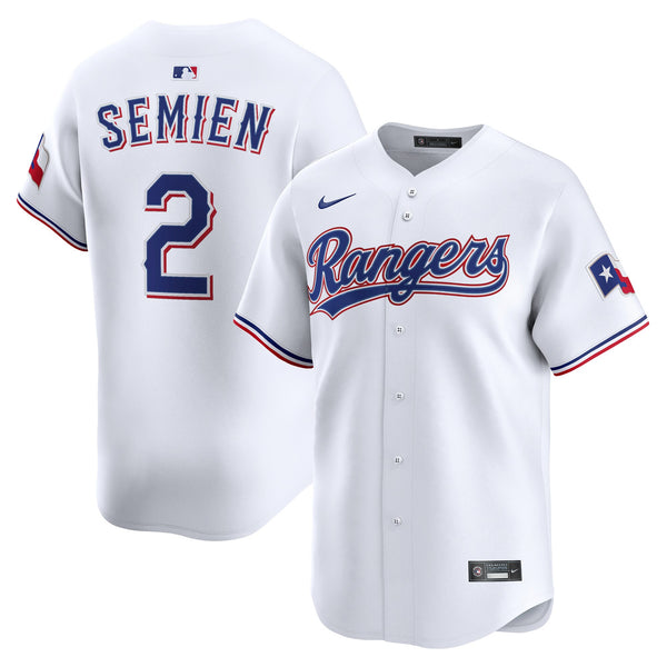Texas Rangers Marcus Semien White Home Limited Player Jersey