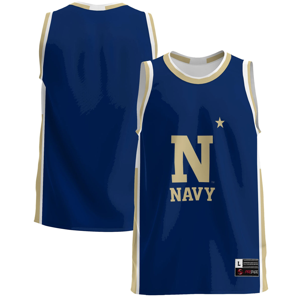 Navy Midshipmen GameDay Greats Lightweight Basketball Jersey - Blue