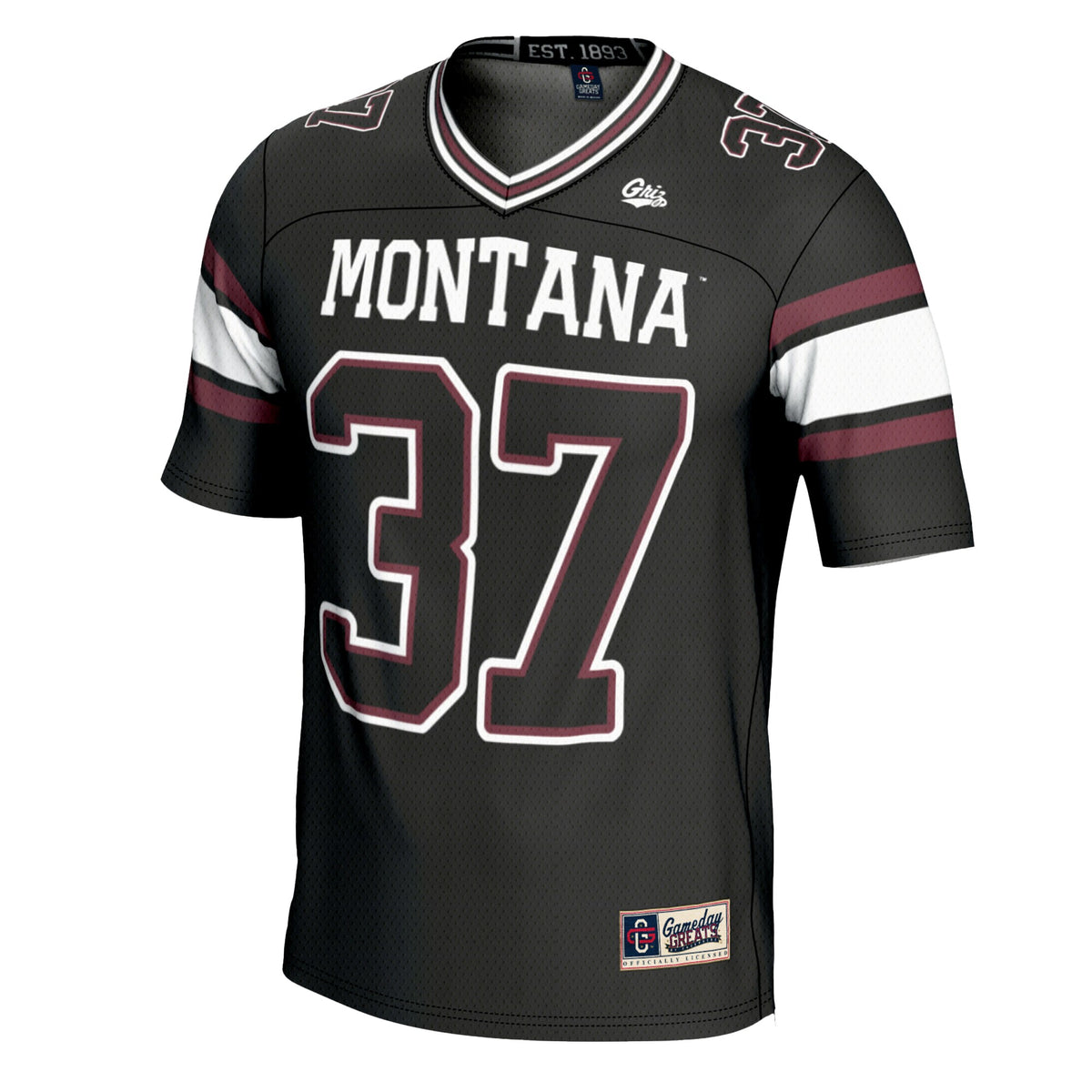 #37 Montana Grizzlies GameDay Greats Football Jersey – Black