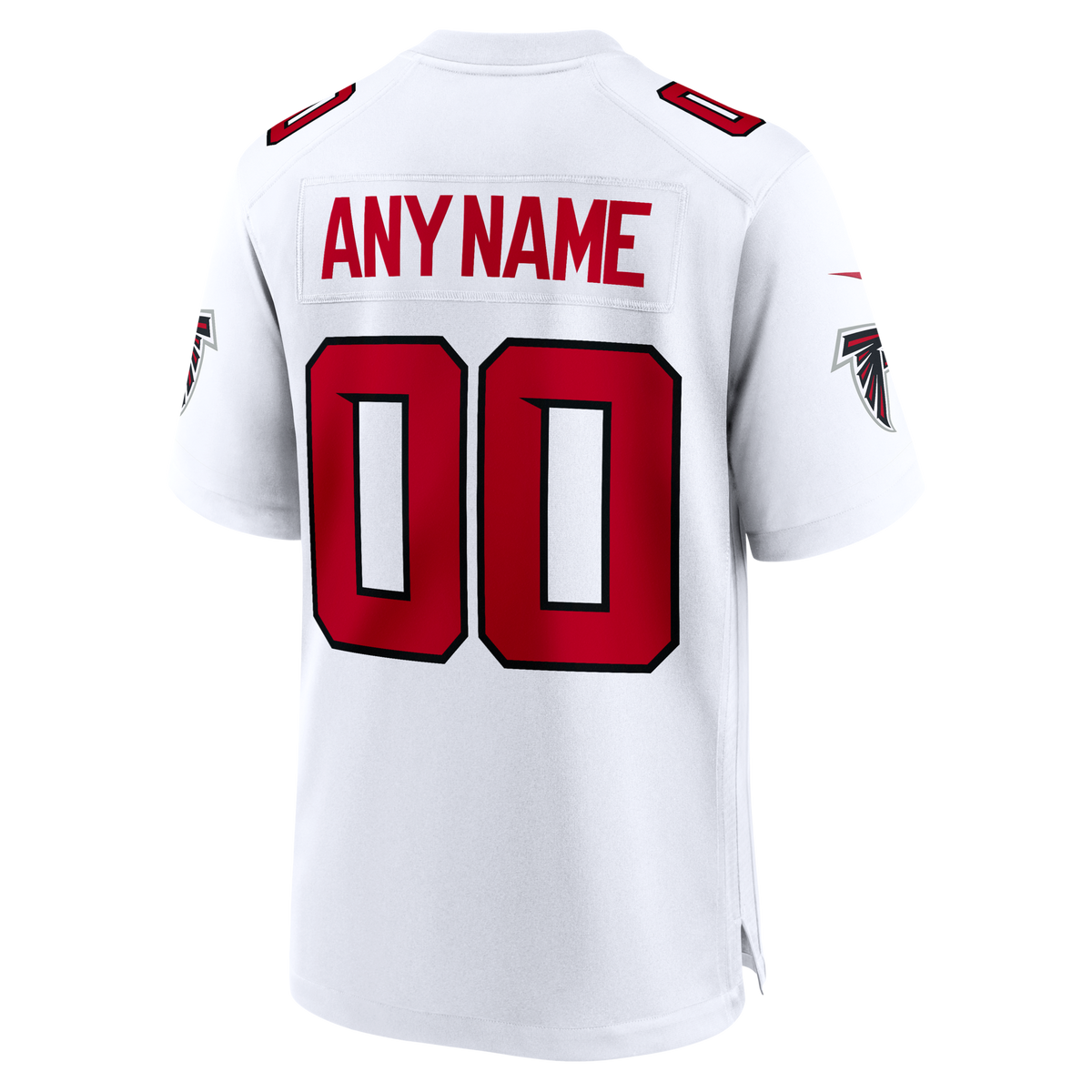 Atlanta Falcons White Custom Game Jersey