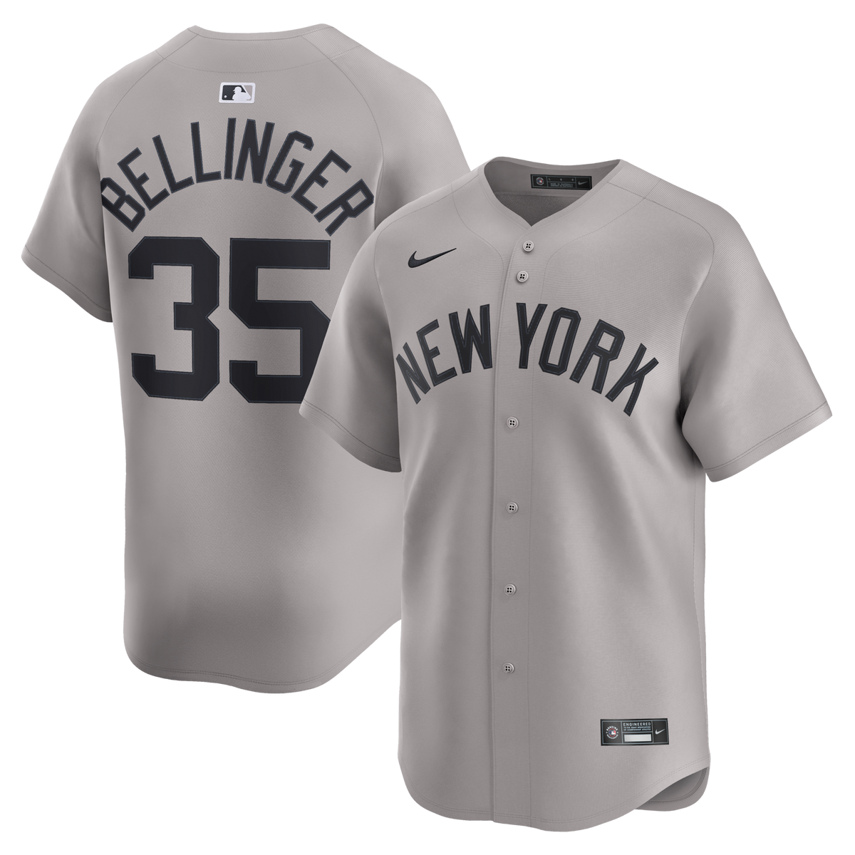 New York Yankees Cody Bellinger Gray Road Limited Player Jersey