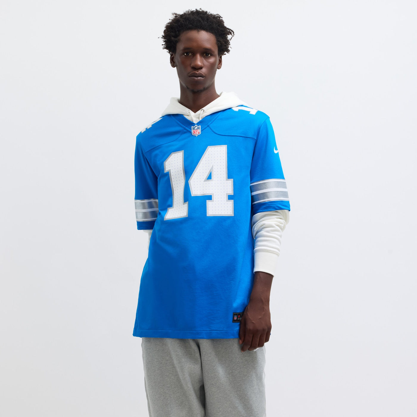 Detroit Lions Amon-Ra St. Brown Nike Blue Game Jersey