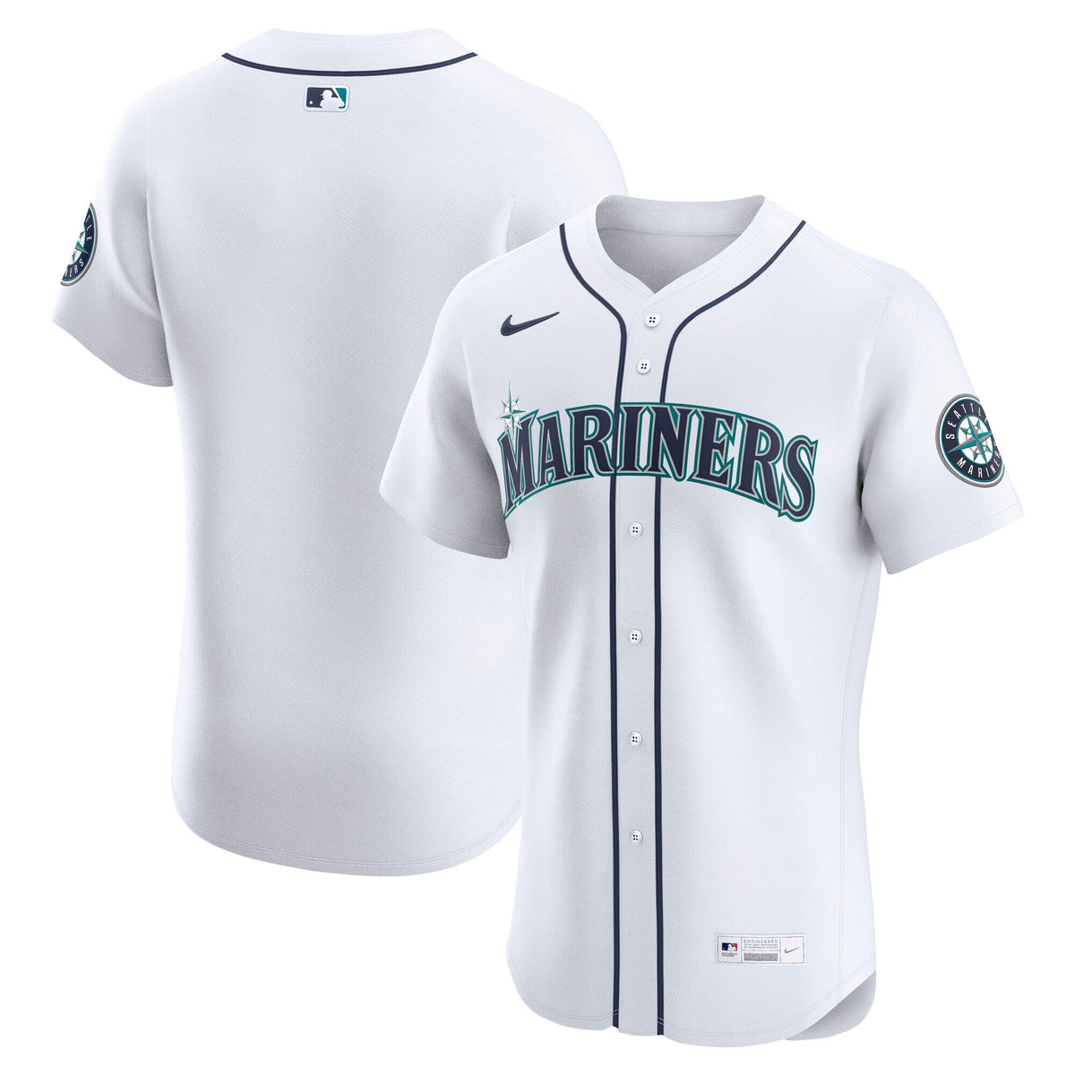 Seattle Mariners White Home Elite Jersey