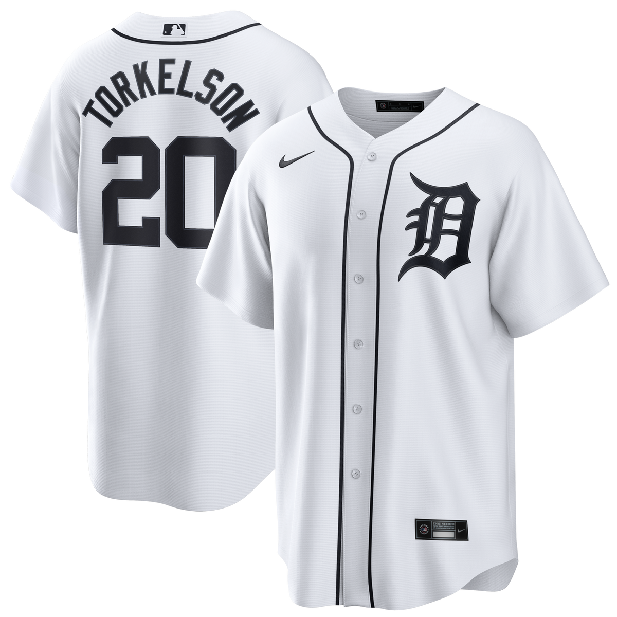 Detroit Tigers Spencer Torkelson White Home Replica Jersey