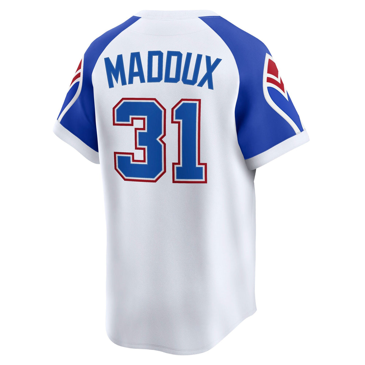 Atlanta Braves Greg Maddux White Throwback Cooperstown Collection Limited Jersey