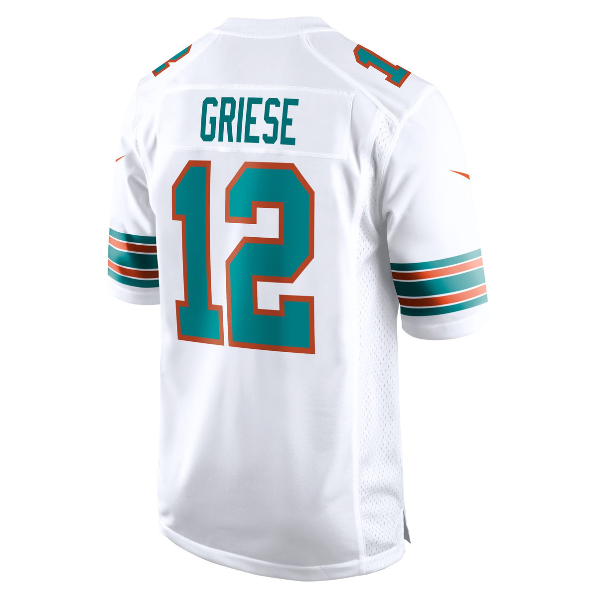 Miami Dolphins Bob Griese White Retired Player Jersey