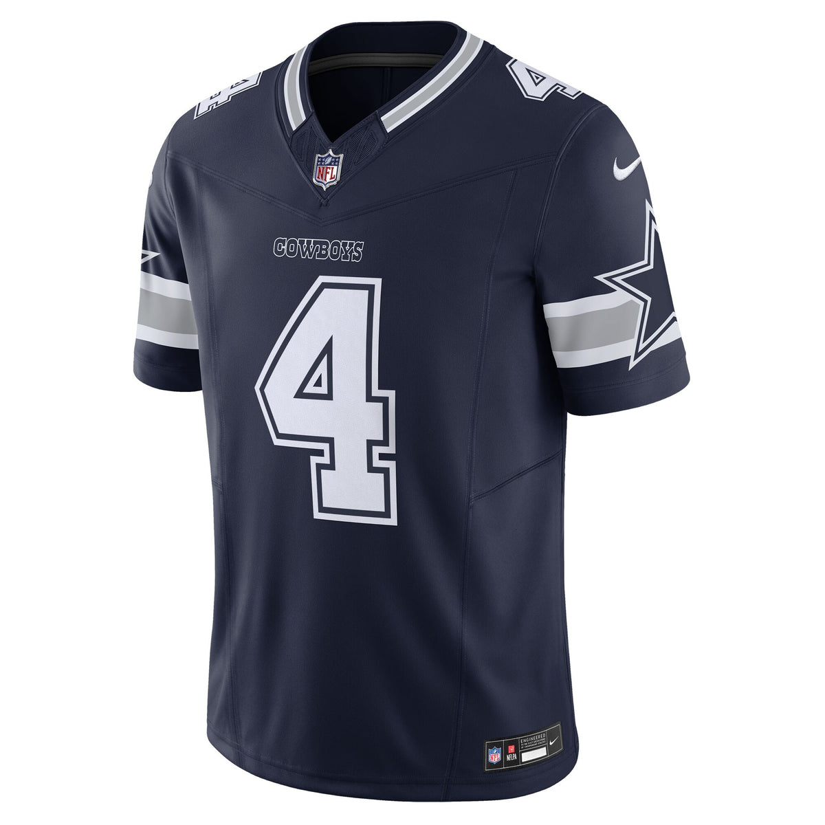 Dallas Cowboys Dak Prescott Navy Vapor F.U.S.E. Limited Jersey