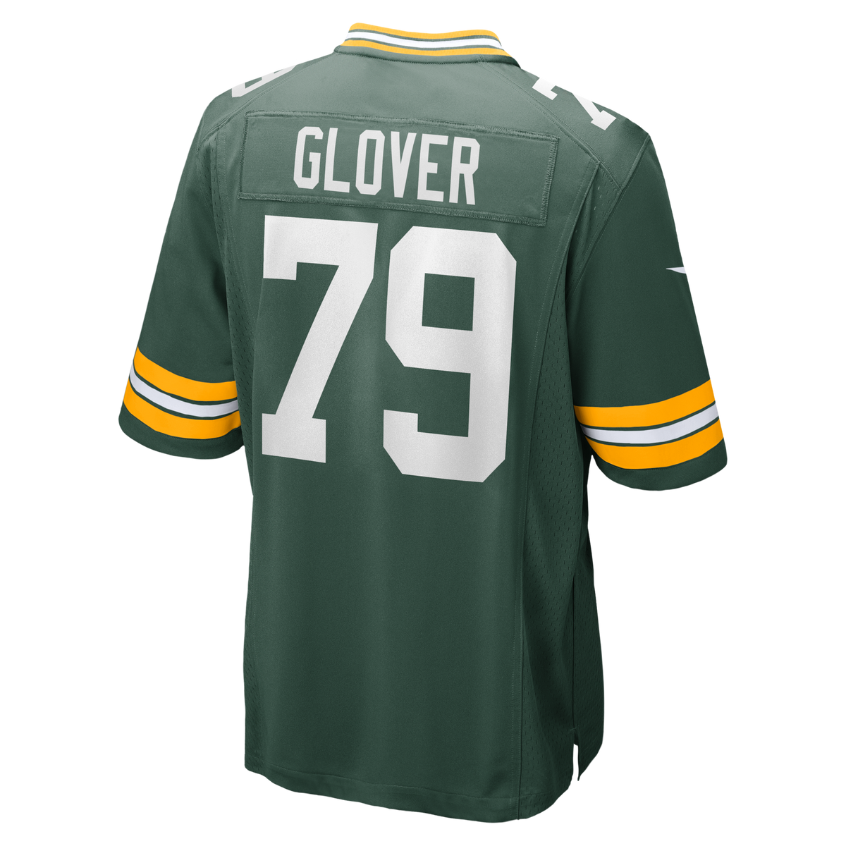 Green Bay Packers Travis Glover Green Game Jersey