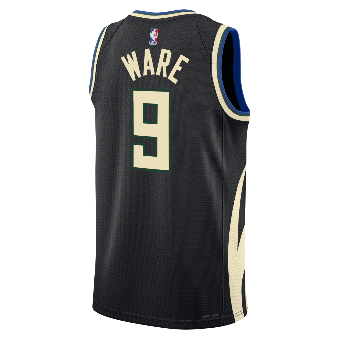 Milwaukee Bucks Jordan Brand Statement Edition Swingman Jersey - Hunter Green - Kel'el Ware