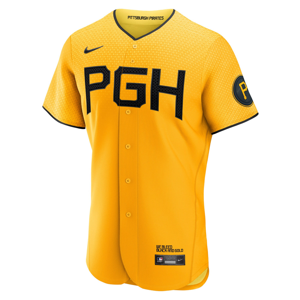 Pittsburgh Pirates Roberto Clemente Gold City Connect Authentic Player Jersey