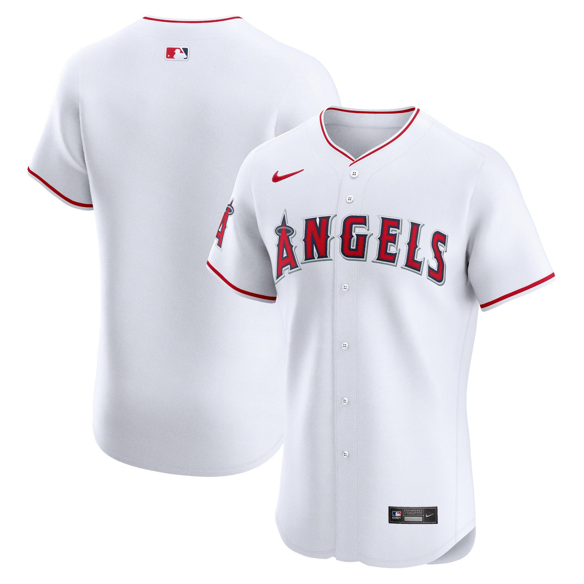 Los Angeles Angels White Home Elite Jersey