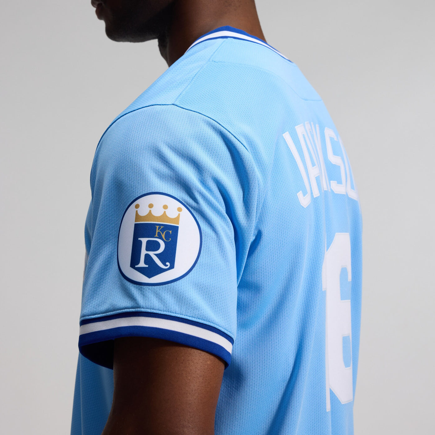 Kansas City Royals Bo Jackson Nike Light Blue Throwback Cooperstown Collection Limited Jersey