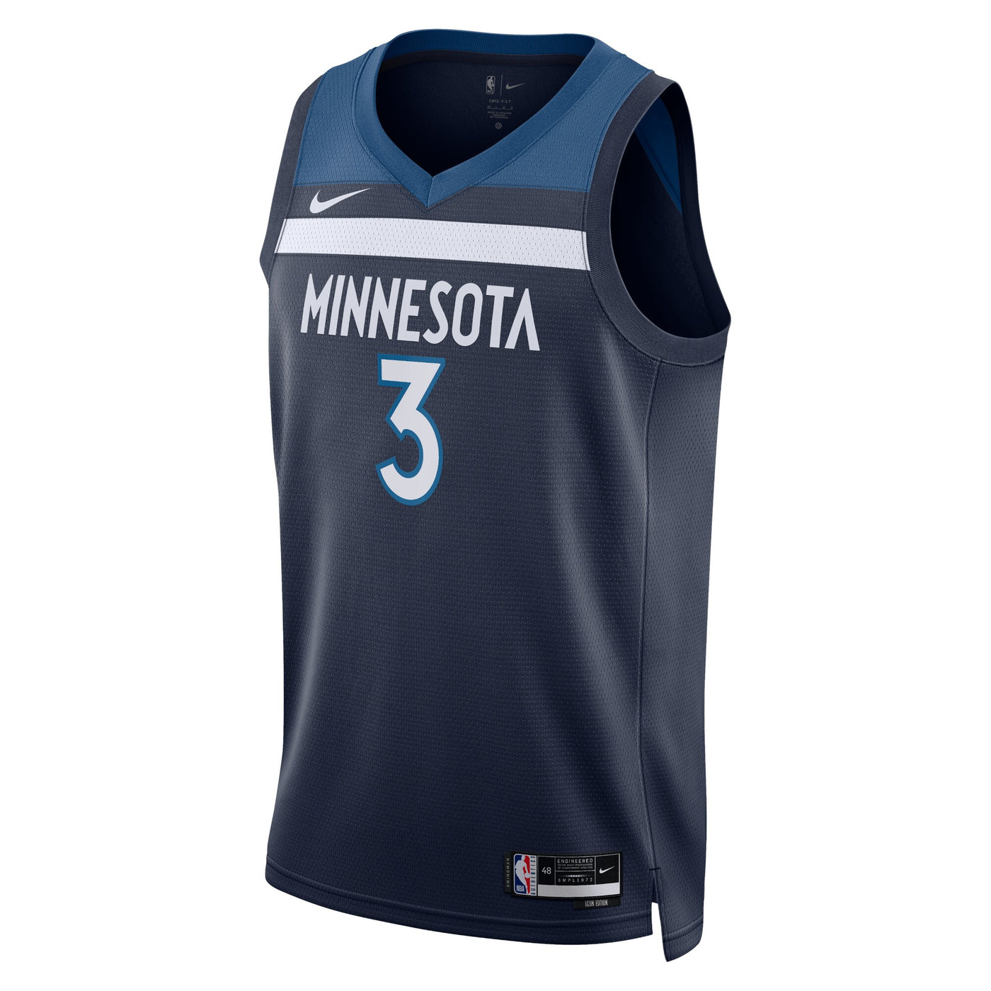 Minnesota Timberwolves Nike Icon Edition Swingman Jersey - Navy - Jaden McDaniels