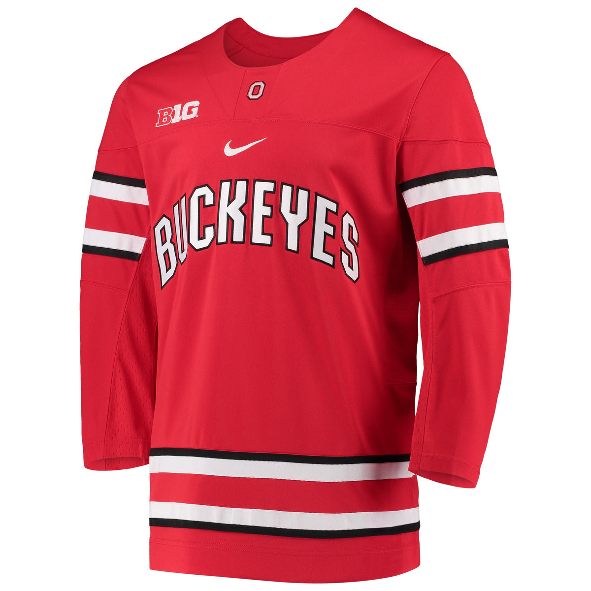 Ohio State Buckeyes Replica Team Hockey Jersey - Scarlet