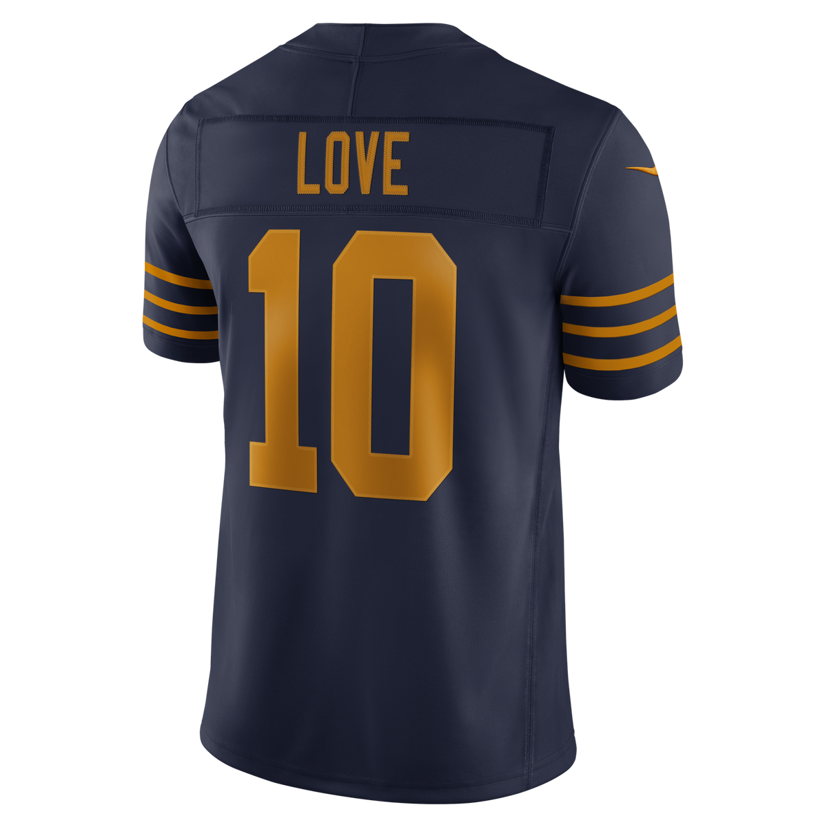 Green Bay Packers Jordan Love Navy Alternate Vapor F.U.S.E. Stitched Limited Jersey