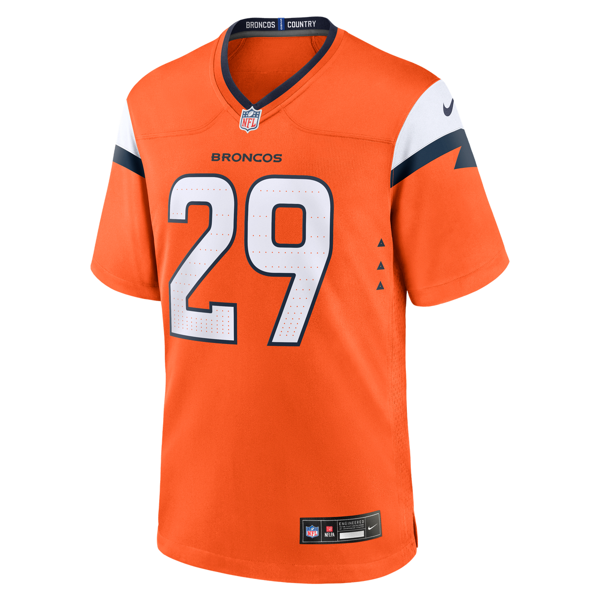Denver Broncos Ja'Quan McMillian Nike Orange Team Game Jersey