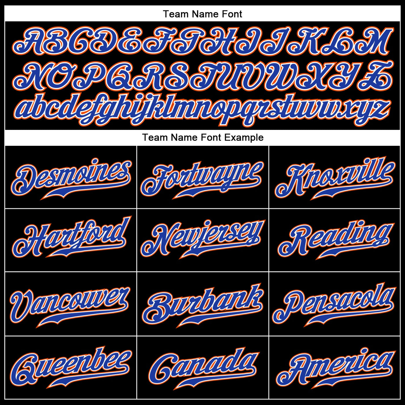 Custom Black Royal-Orange Authentic Baseball Jersey
