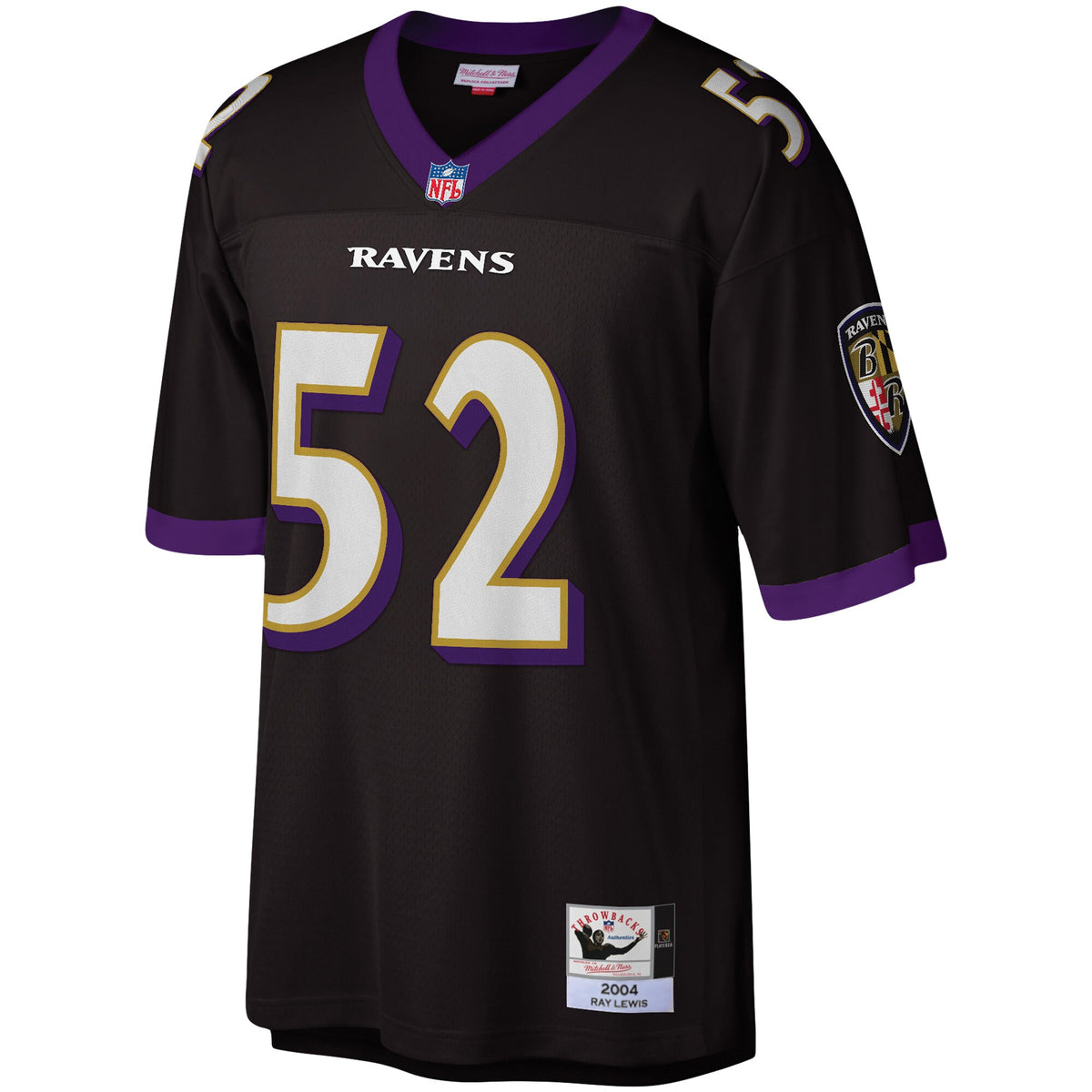 Baltimore Ravens Ray Lewis Mitchell & Ness Black Legacy Replica Jersey