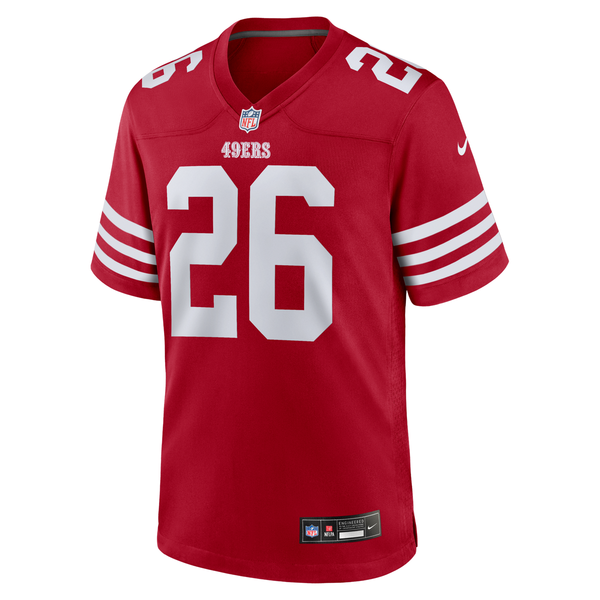San Francisco 49ers Chase Lucas Scarlet Team Game Jersey