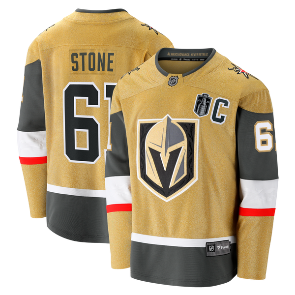 Vegas Golden Knights Mark Stone Fanatics Gold 2026 Stanley Cup Final Breakaway Jersey
