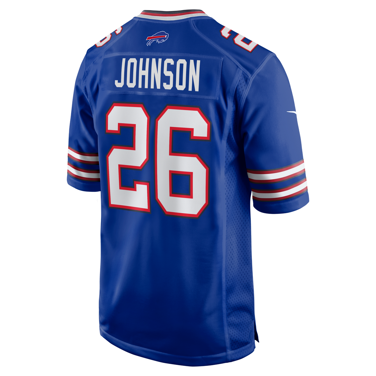 Buffalo Bills Ty Johnson Royal Team Game Jersey