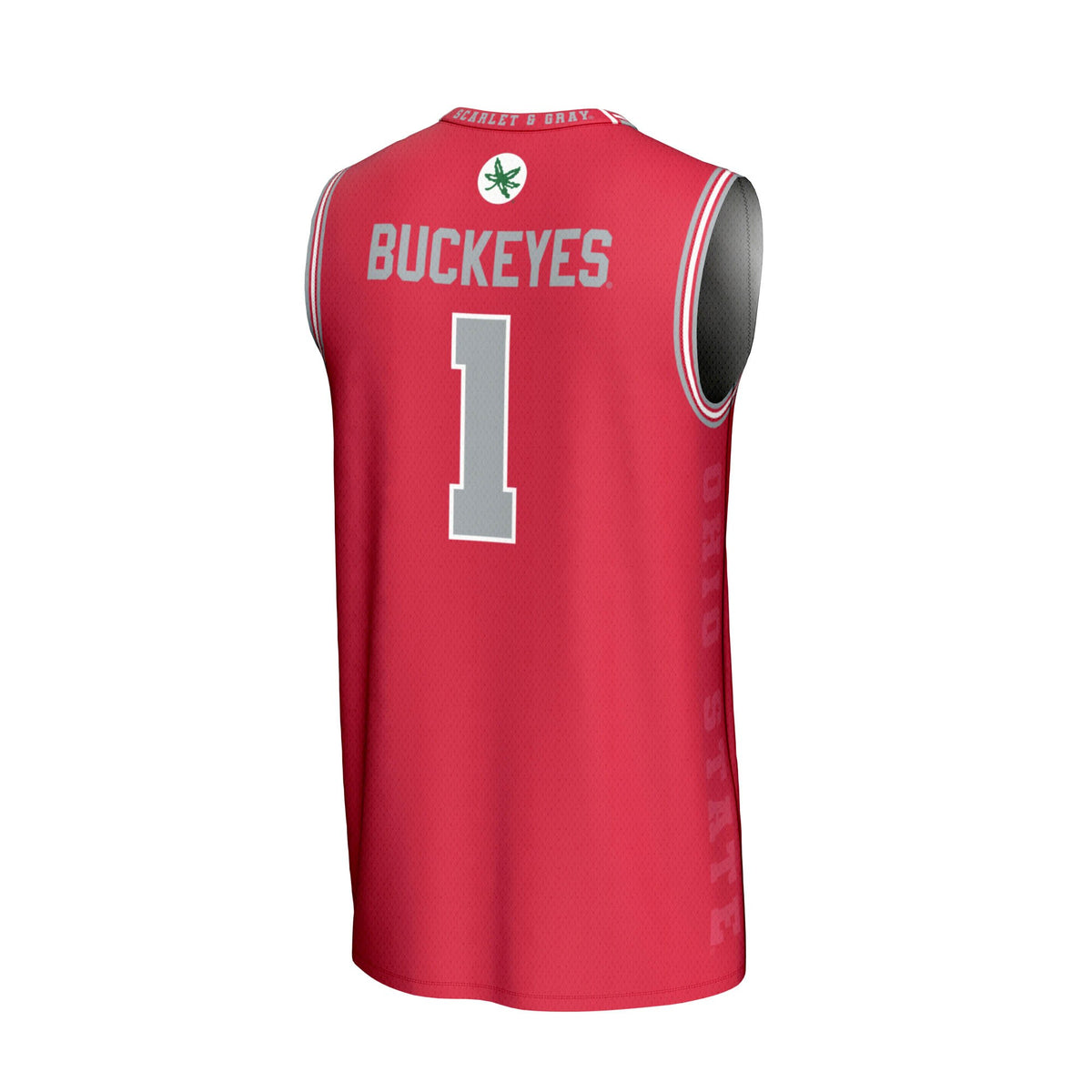 #1 Ohio State Buckeyes GameDay Greats Lightweight Icon Print Basketball Jersey - Scarlet