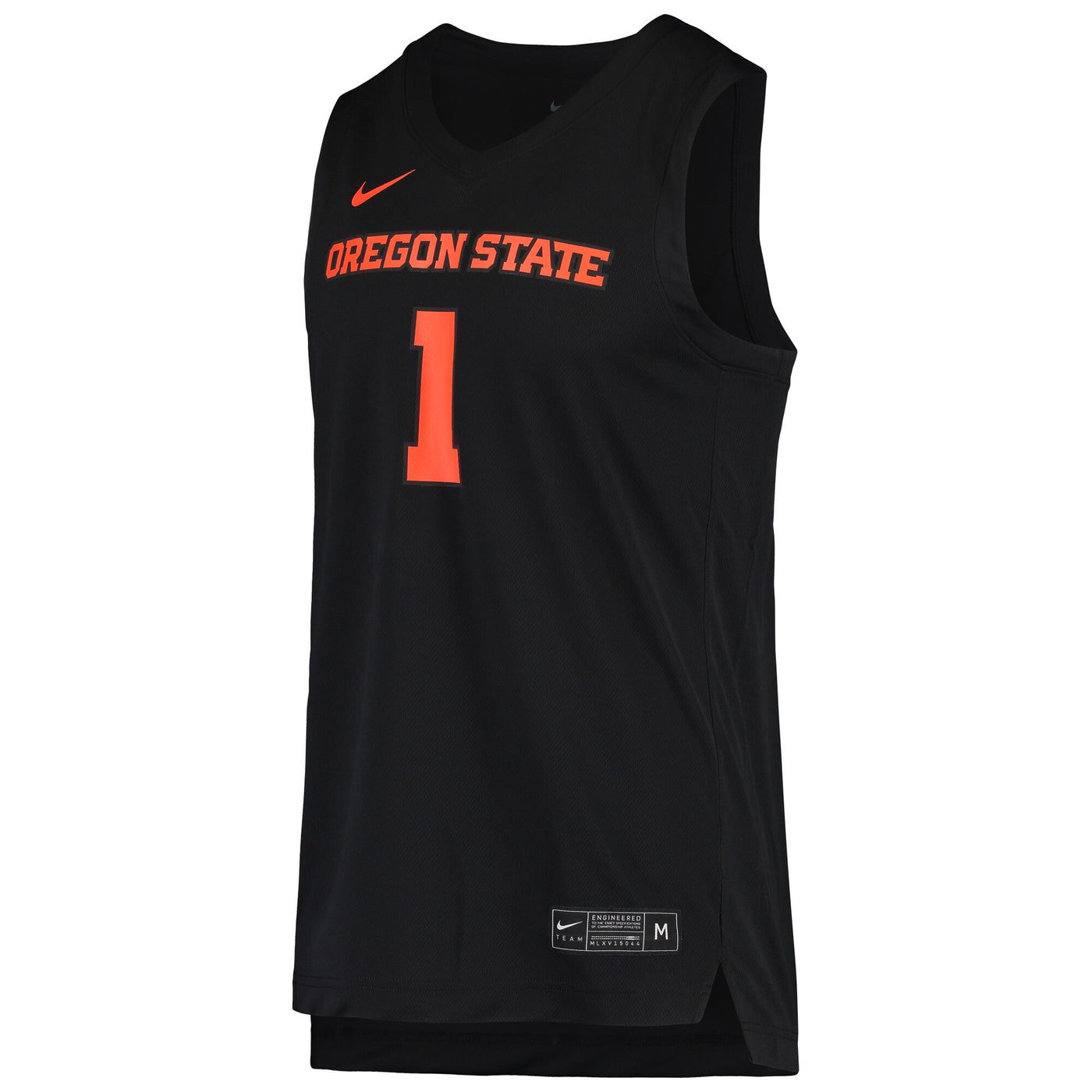 Nike #1 Black Oregon State Beavers Replica Basketball Jersey