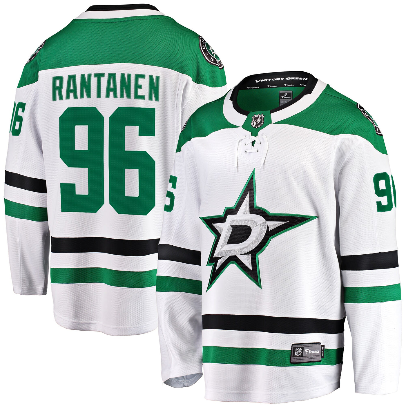Dallas Stars Mikko Rantanen Fanatics White Away Breakaway Jersey