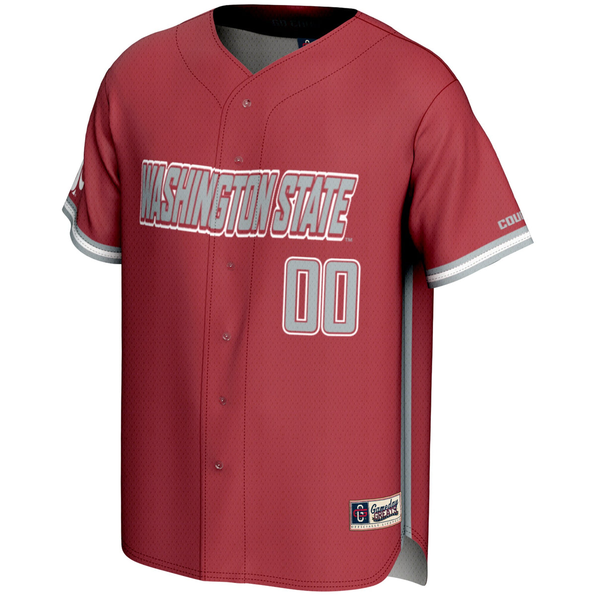 Washington State Cougars GameDay Greats NIL Pick-A-Player Lightweight Baseball Jersey - Crimson