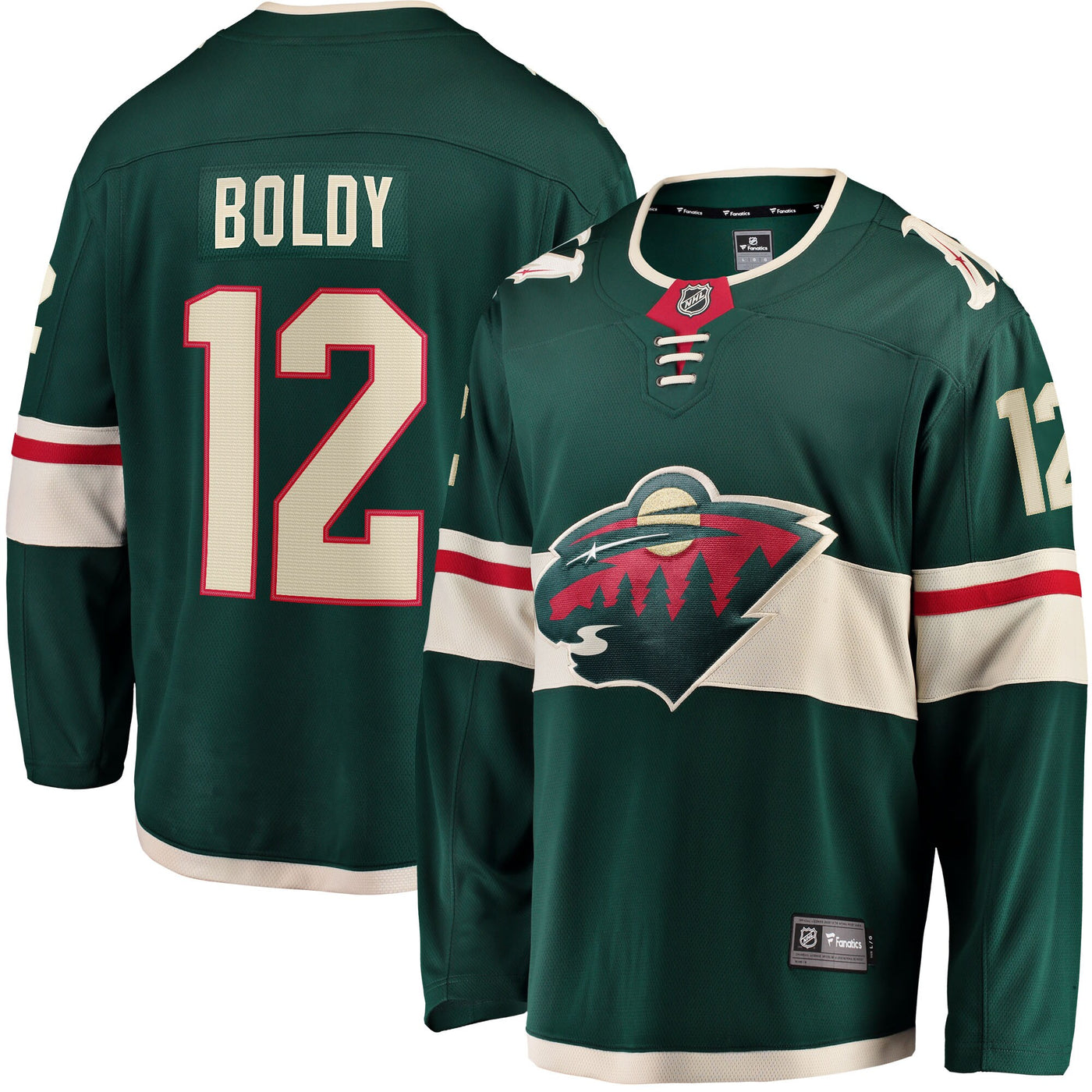 Minnesota Wild Matthew Boldy Fanatics Green Home Breakaway Player Jersey