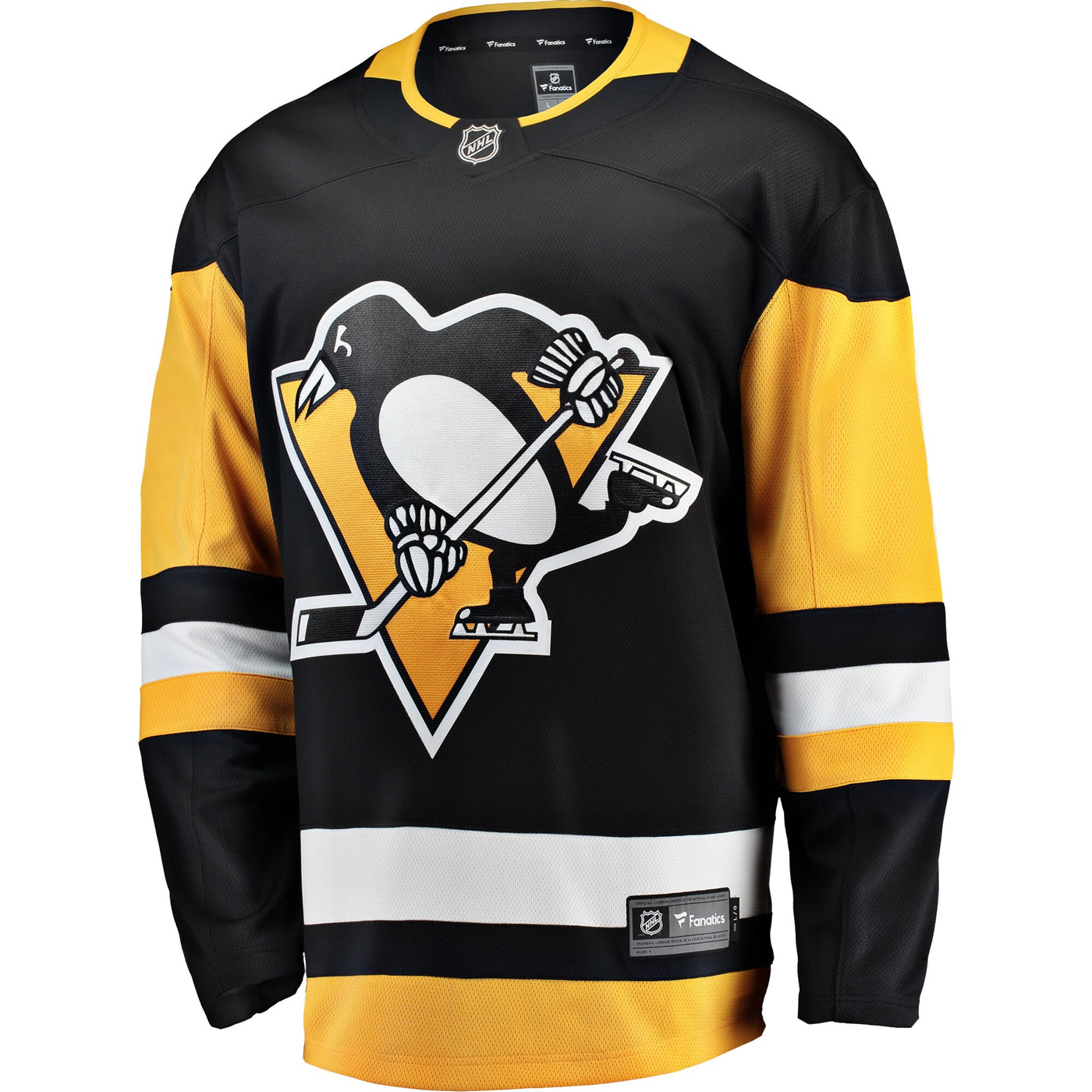 Pittsburgh Penguins Fanatics Black Breakaway Home Jersey