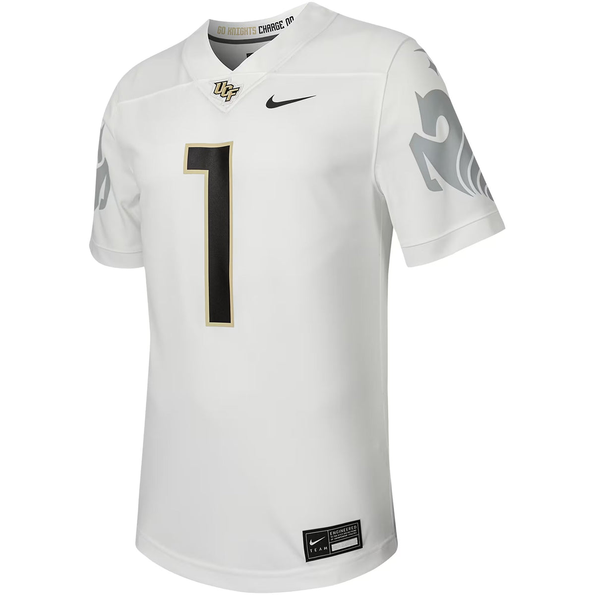 #1 UCF Knights Untouchable Replica Football Jersey - White