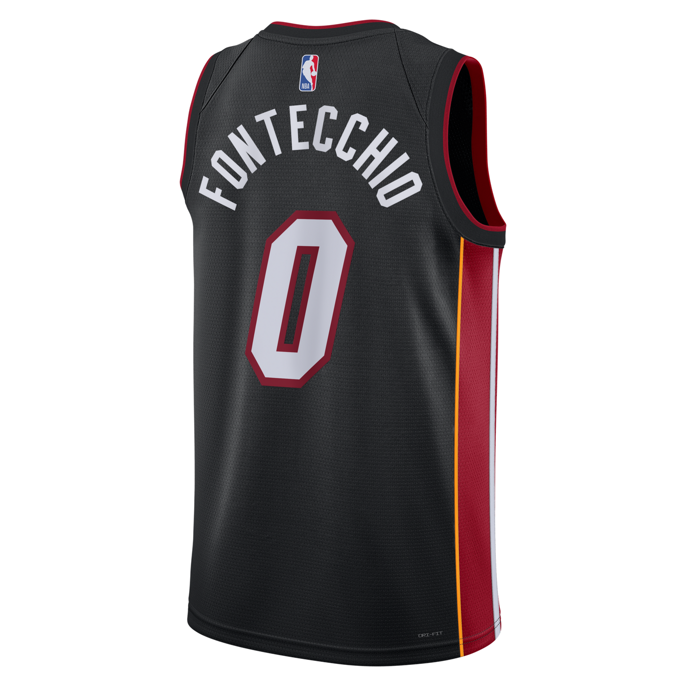 Miami Heat Nike Icon Edition Swingman Jersey - Black - Simone Fontecchio