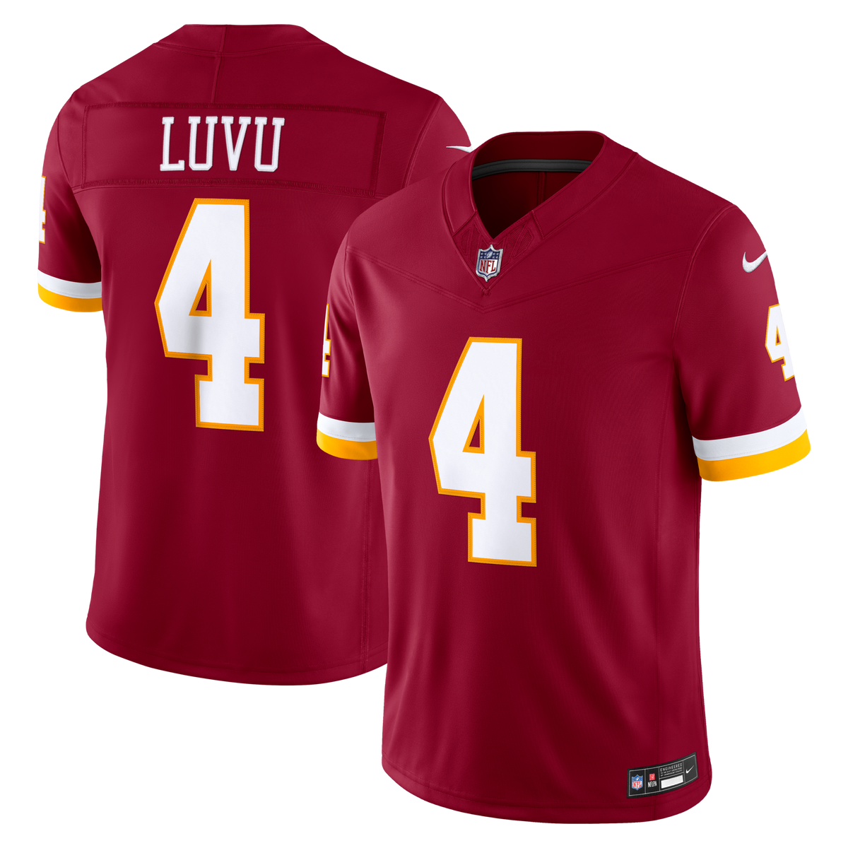 Washington Commanders Frankie Luvu Burgundy Team Vapor F.U.S.E. Stitched Limited Jersey