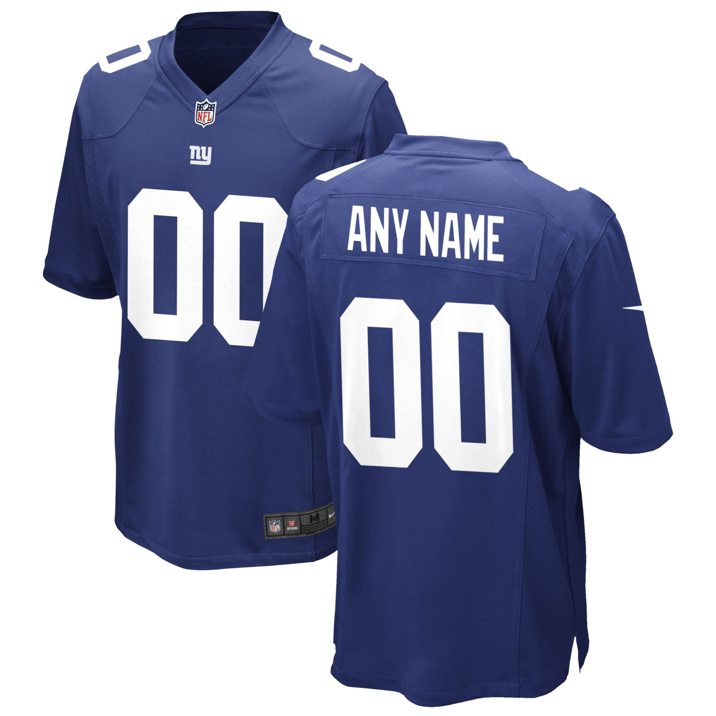 New York Giants Nike Royal Custom Game Jersey