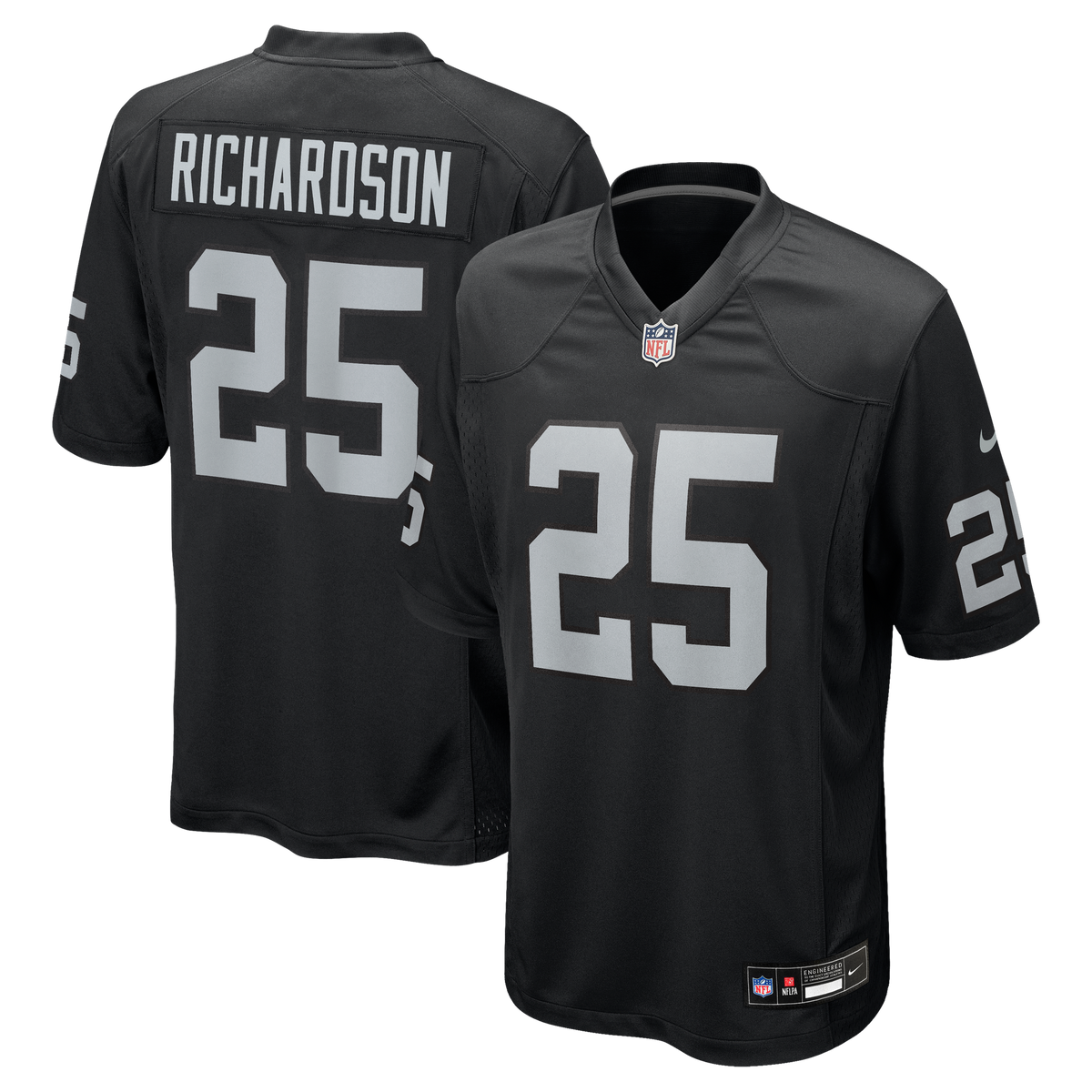 Las Vegas Raiders Decamerion Richardson Nike Black Team Game Jersey