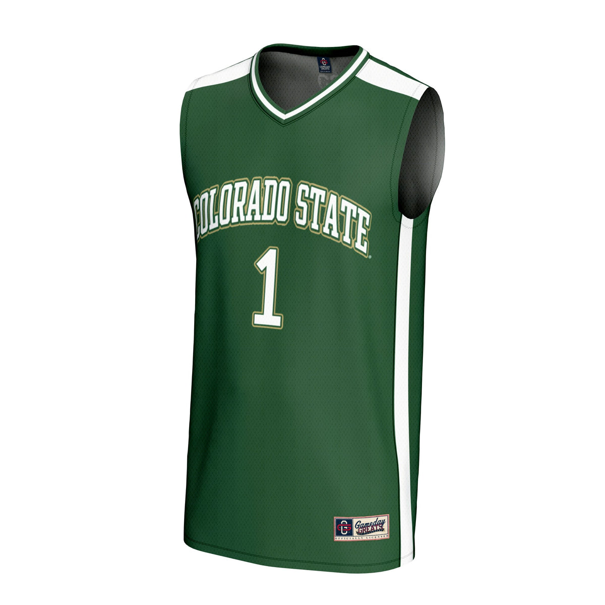 #1 Colorado State Rams GameDay Greats Lightweight Collegiate Basketball Fashion Jersey - Green