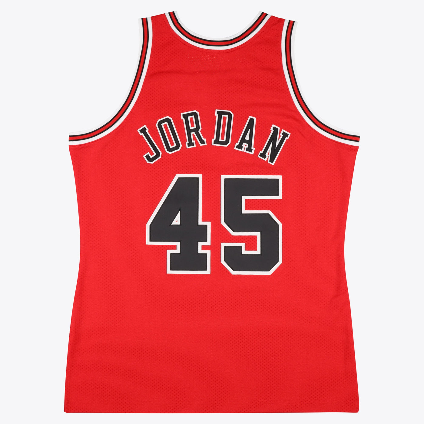 Chicago Bulls Michael Jordan 1994-95 Road 45 Authentic Jersey By Mitchell & Ness - Red -