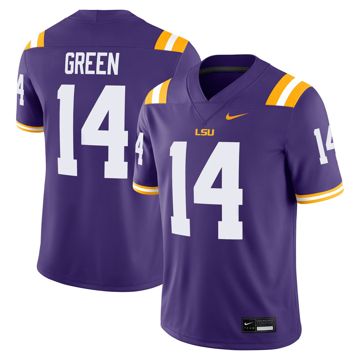 Trey'Dez Green LSU Tigers Home Game Jersey - Purple