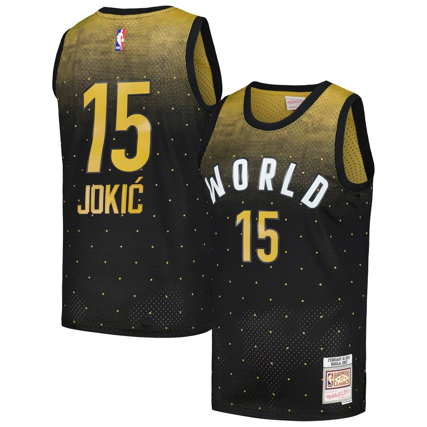 Mitchell & Ness Nikola Jokic Black 2016 NBA Rising Stars Challenge Hardwood Classics Swingman Jersey