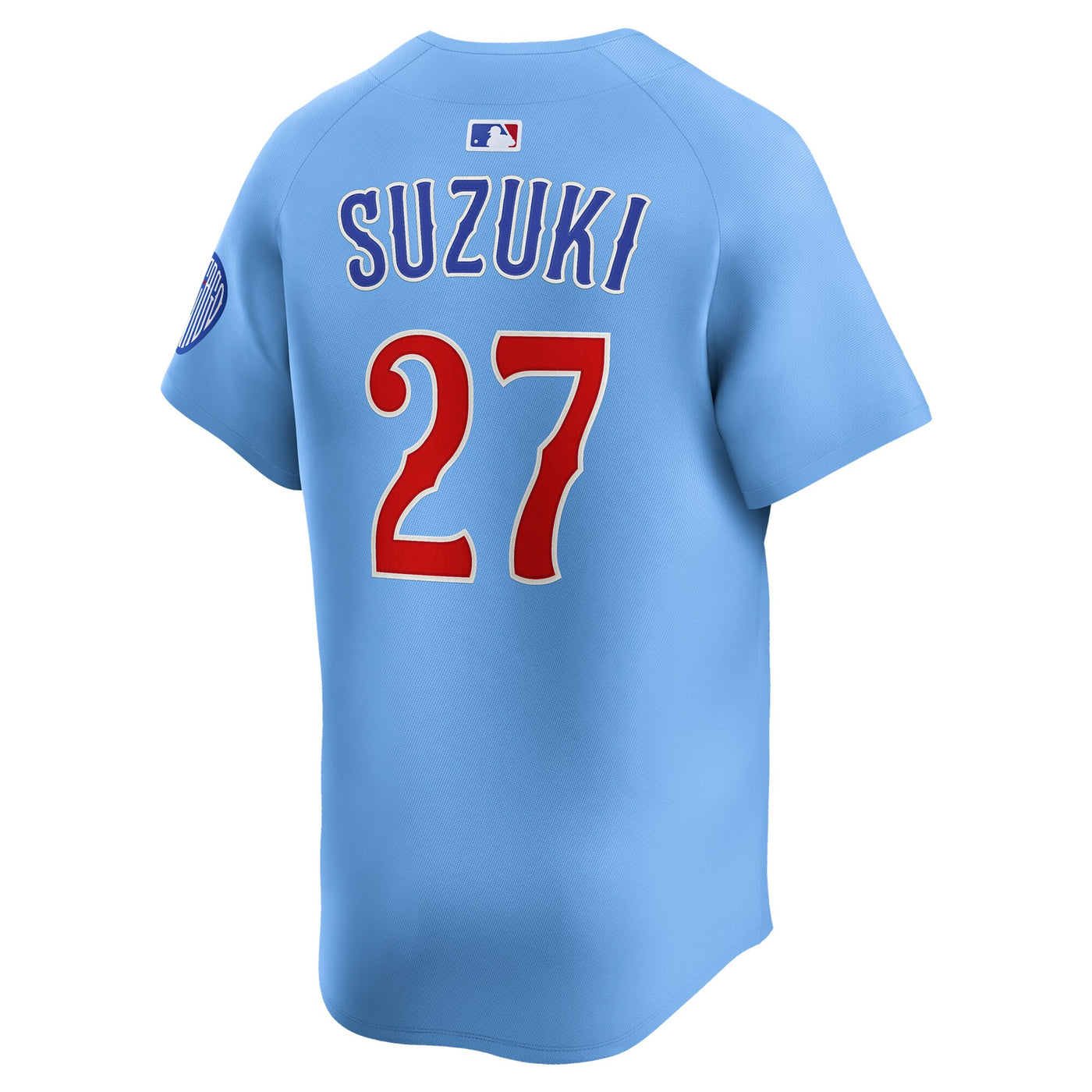 Chicago Cubs Seiya Suzuki Nike Light Blue 2nd Alternate Limited Player Jersey
