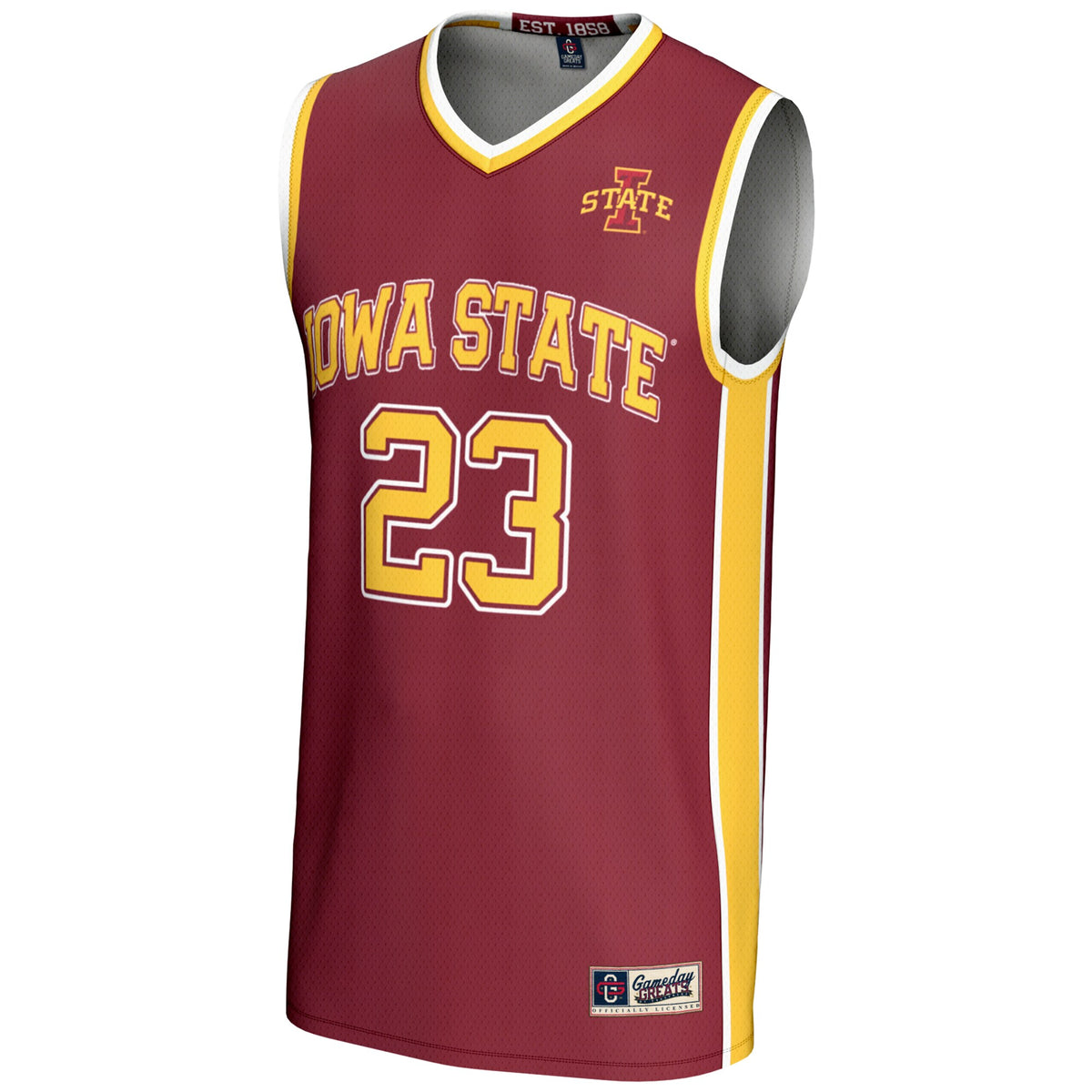 #23 Iowa State Cyclones GameDay Greats Lightweight Basketball Jersey - Cardinal