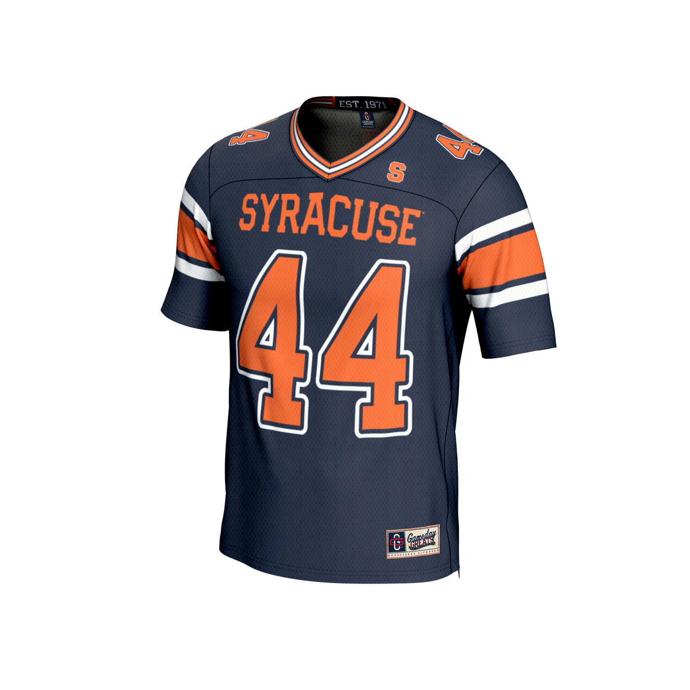 GameDay Greats Navy #44 Syracuse Orange Lightweight Collegiate Football Fashion Jersey