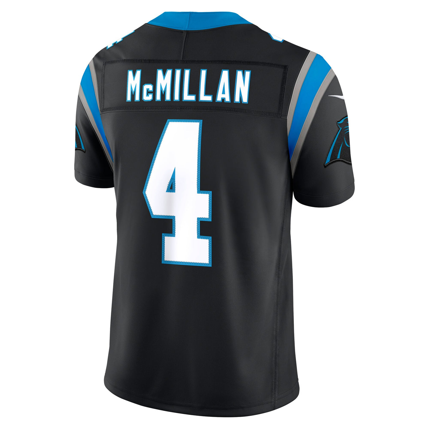 Carolina Panthers Tetairoa McMillan Nike Black Team Vapor F.U.S.E. Stitched Limited Jersey