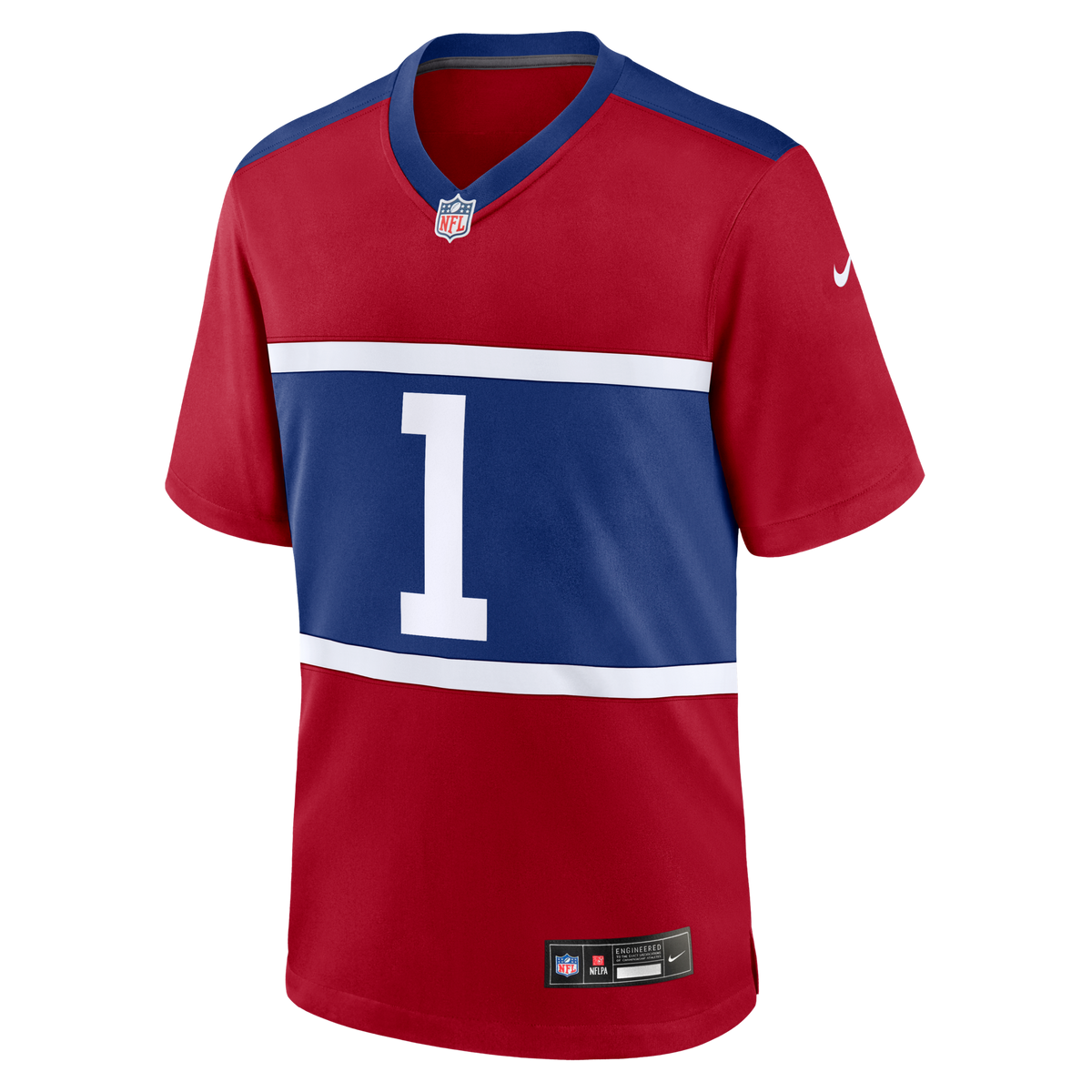 New York Giants Malik Nabers Century Red Alternate Game Jersey