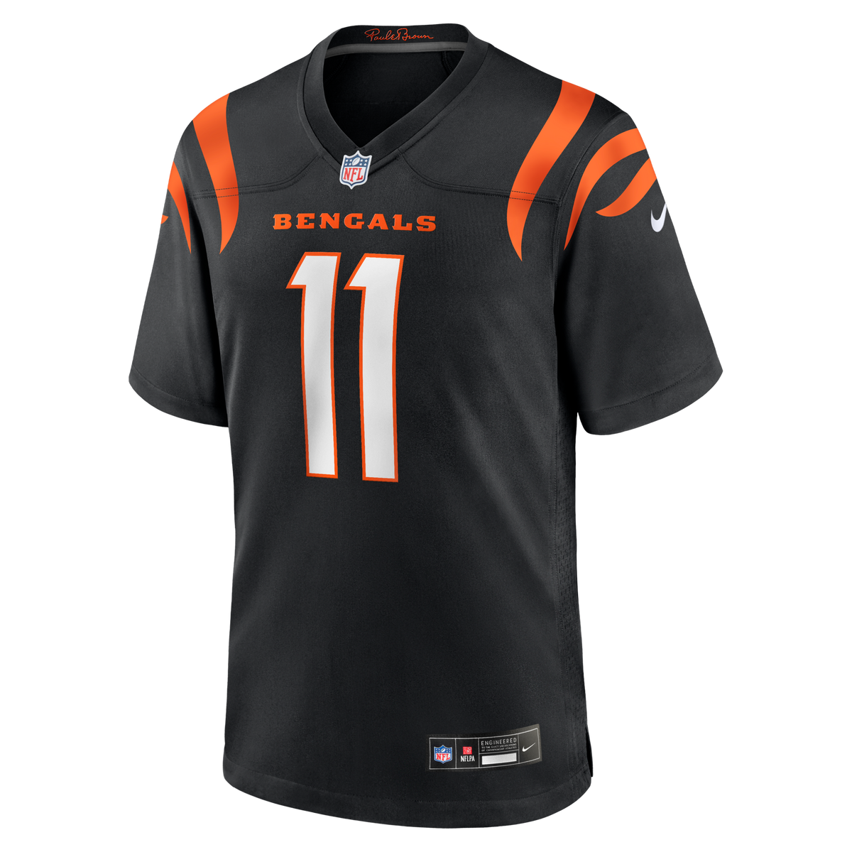Cincinnati Bengals Josh Johnson Black Team Game Jersey