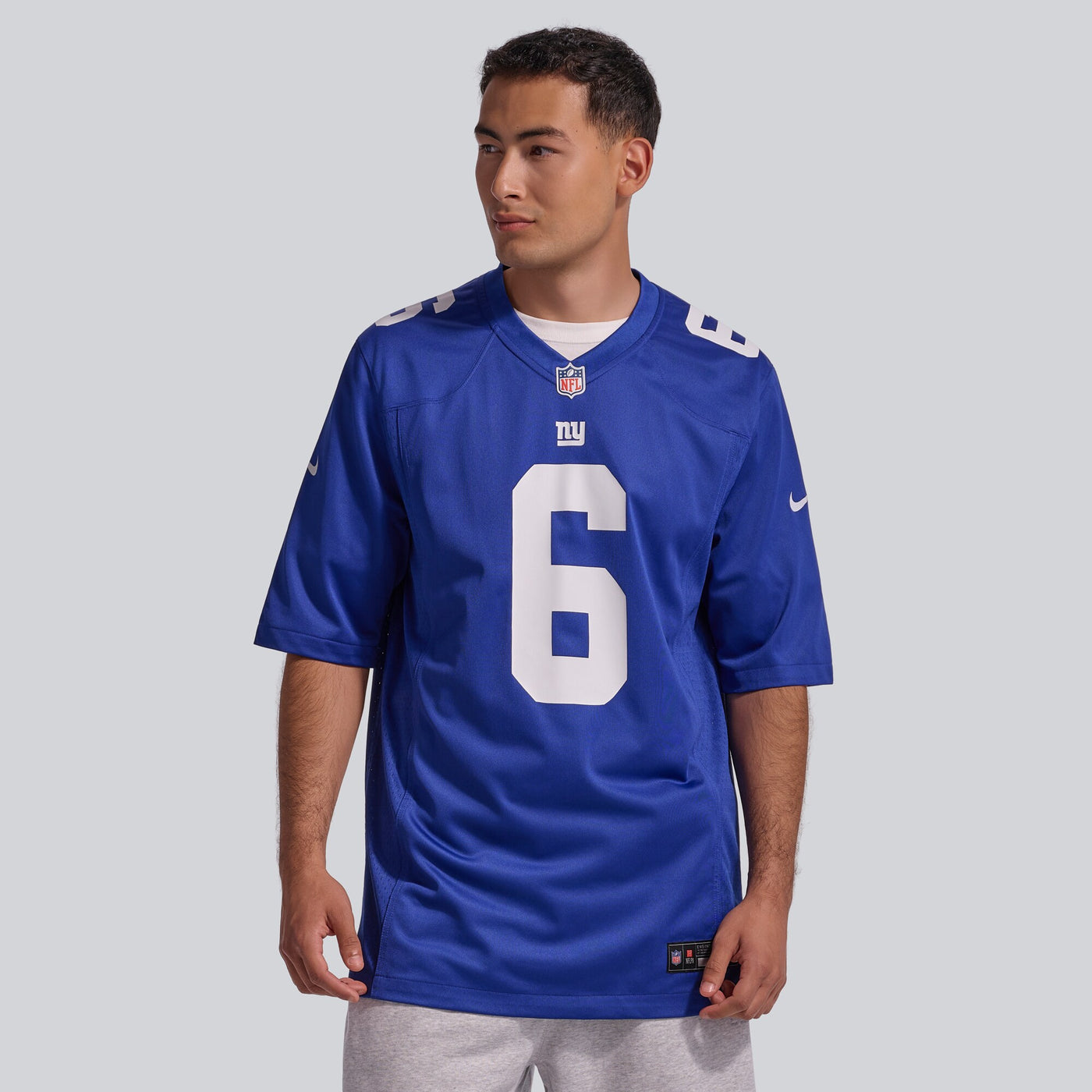 New York Giants Jaxson Dart Nike Royal Team Game Jersey